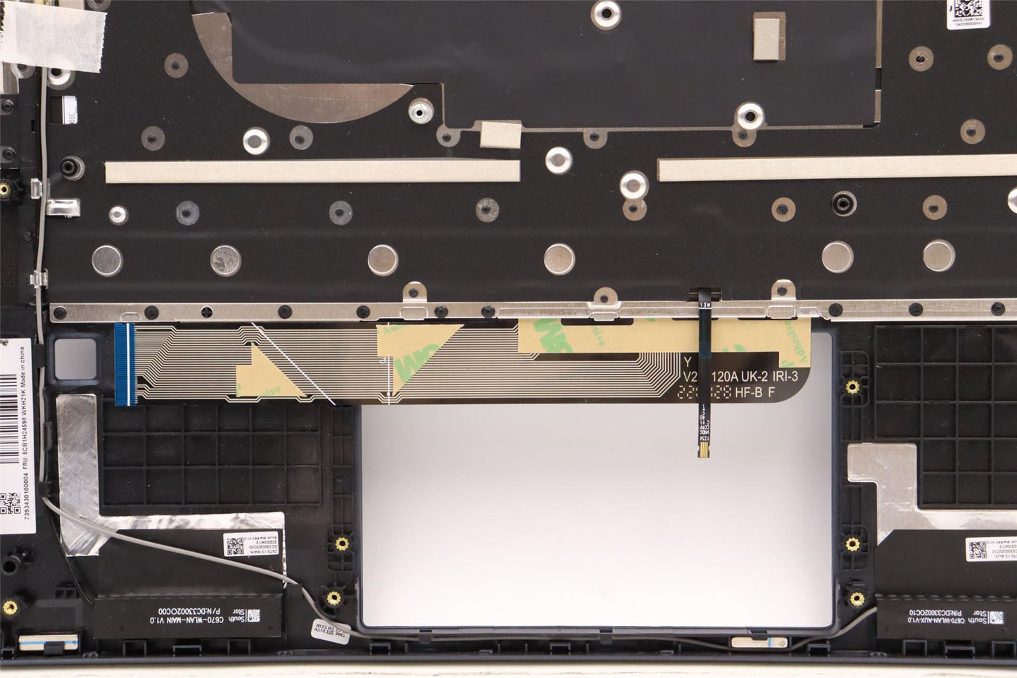 Lenovo Yoga 6 13ALC7 6 13ABR8 Keyboard Palmrest Top Cover Bulgarian 5CB1H24598