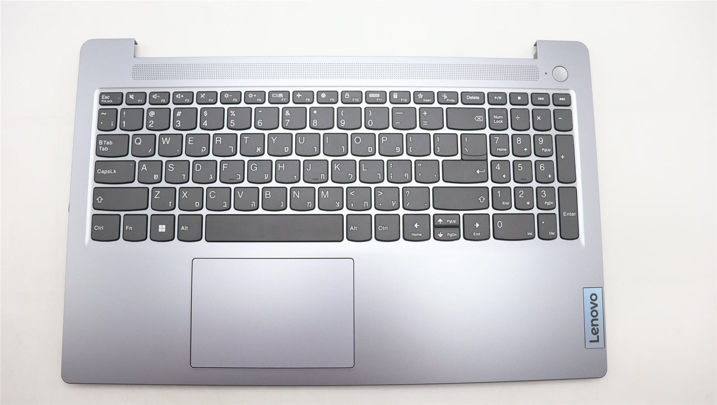 Lenovo IdeaPad 3 15IRU8 Palmrest Cover Touchpad Keyboard Hebrew 5CB1L45761