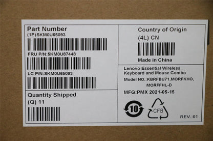 Lenovo WL KM GY_GYW ITA 141, Primax 5KM0U87448