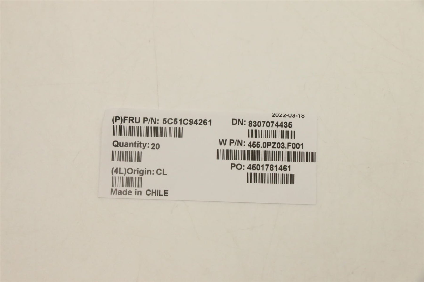 Lenovo ThinkPad L15 Gen 3 Power Board 5C51C94261