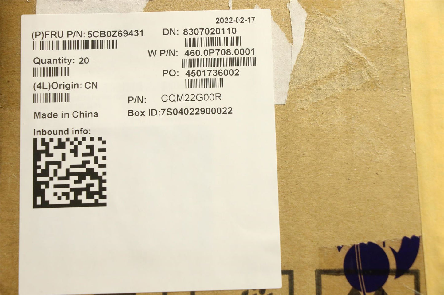 Lenovo FRU LCASE SR Ares2 AMD CS L13 Gen2 5CB0Z69431