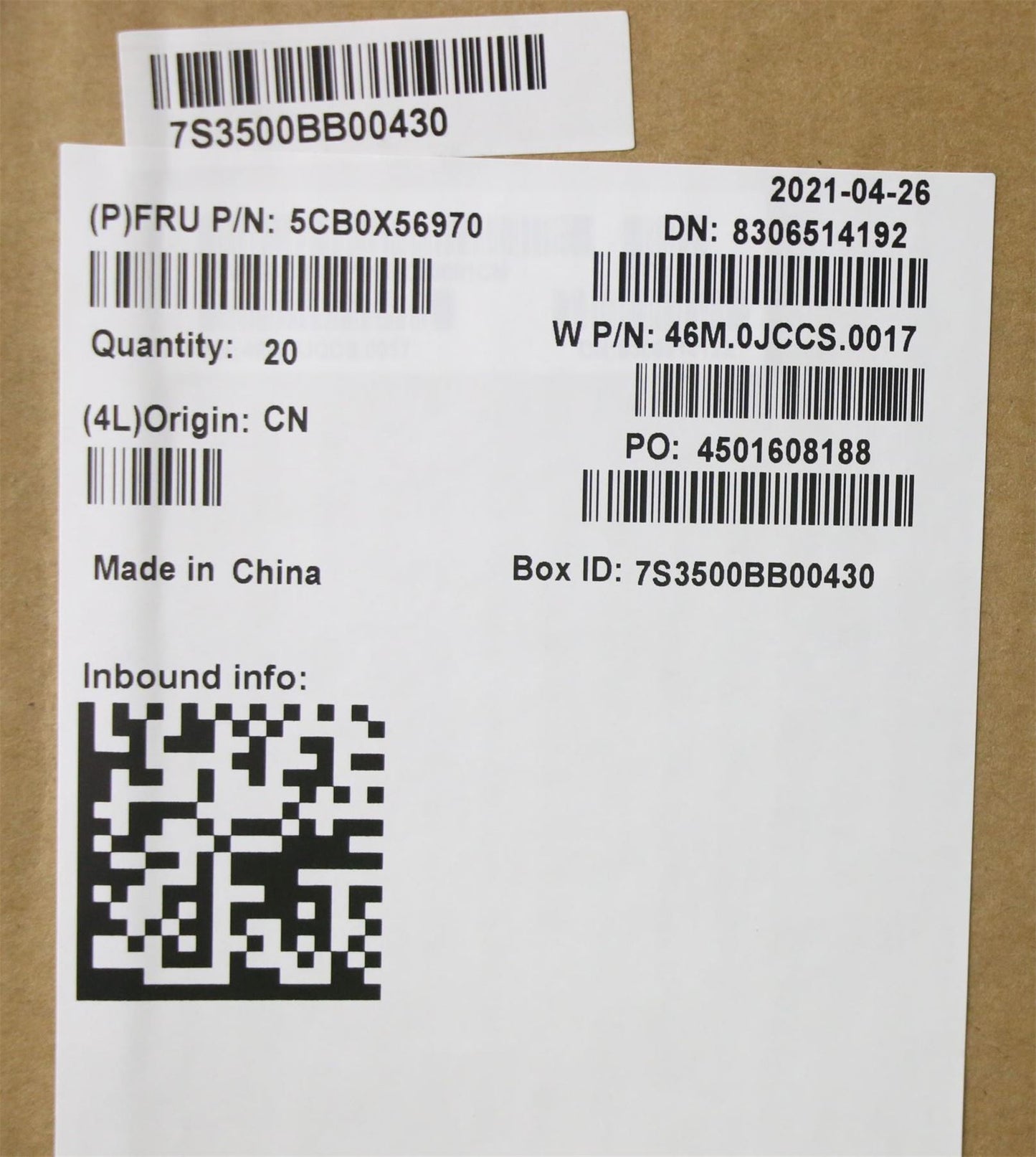 Lenovo Upper Case ASM_PO W 81VU PG 5CB0X56970