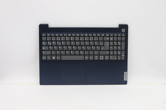 Lenovo IdeaPad 3-15ITL05 Palmrest Cover Touchpad Keyboard German Blue 5CB1C15066