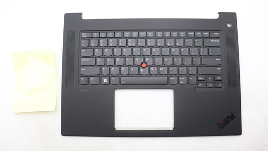 Lenovo ThinkPad P1 Gen 6 Palmrest Cover Keyboard US Europe Black 5M11L89039