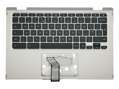 Acer Chromebook Spin CP513-1HL Palmrest Cover Keyboard UK Silver 6B.HX1N7.019