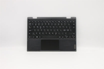 Lenovo Notebook 300e 2nd Keyboard Palmrest Top Cover Nordic Black 5CB0T45091
