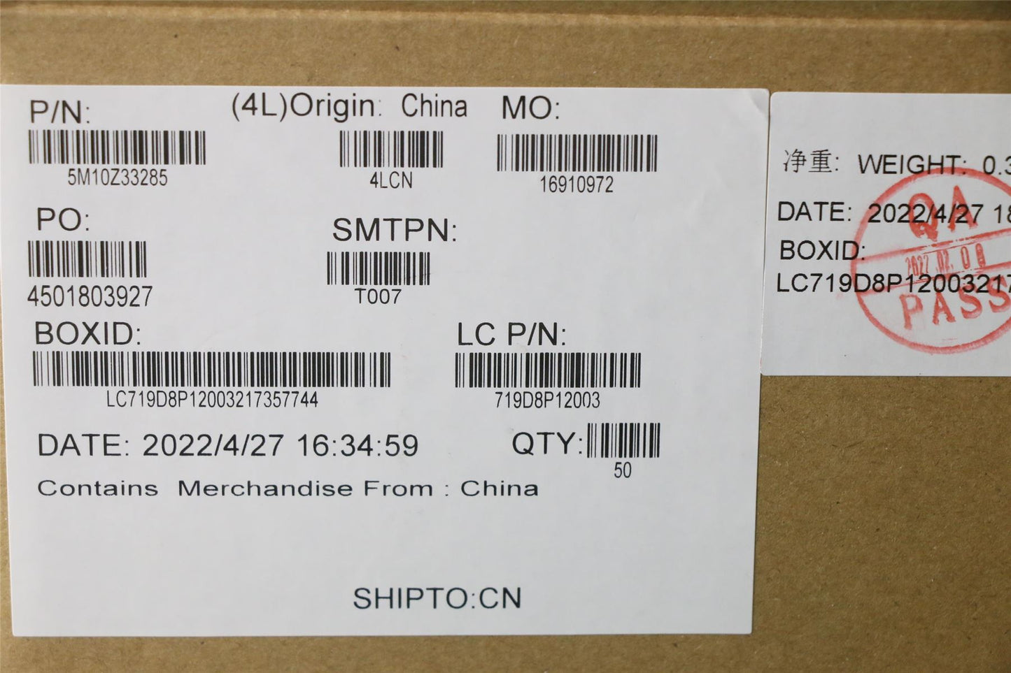 Lenovo MECH_ASM MECH_ASM L82QG for A Cover 5M10Z33285