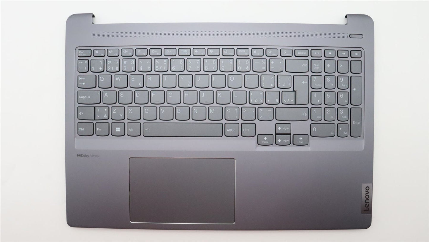 Lenovo IdeaPad 5 16IAH7 Palmrest Cover Touchpad Keyboard Storm Grey 5CB1H95437
