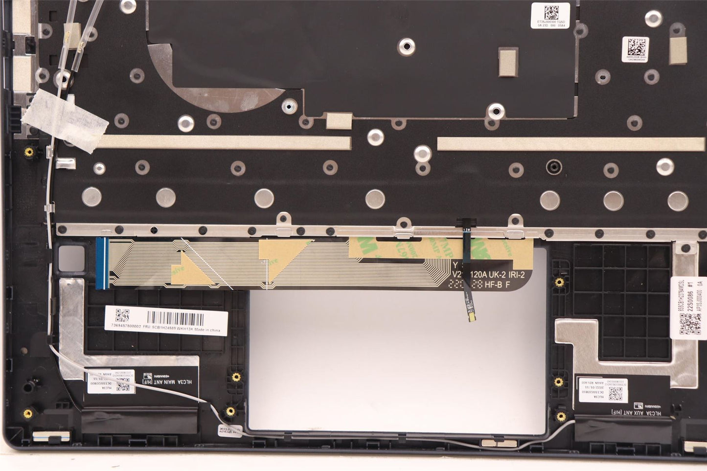 Lenovo Yoga 6 13ALC7 6 13ABR8 Keyboard Palmrest Top Cover Norwegian 5CB1H24589
