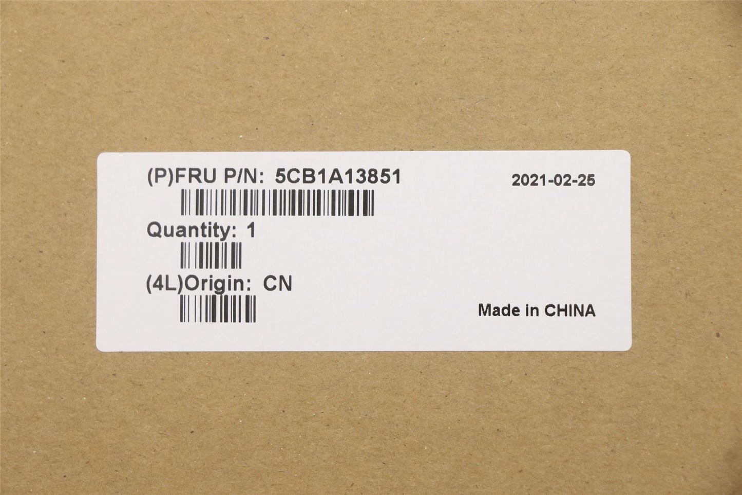 Lenovo Upper C81YM AL_BLK FP BLKB_LSP 5CB1A13851