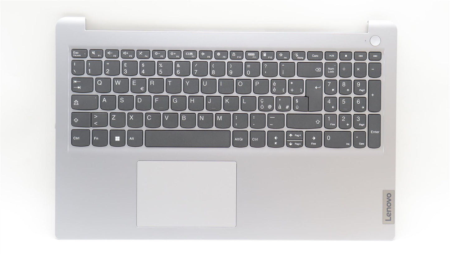 Lenovo IdeaPad 1 15IGL7 Palmrest Cover Touchpad Keyboard Italian Grey 5CB1J19729