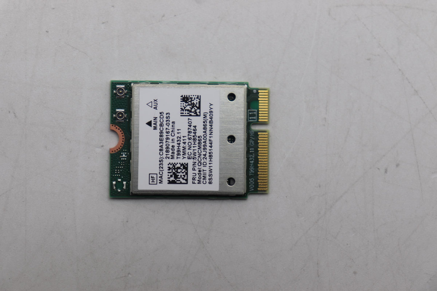Lenovo WIRELESS Wireless,WLAN,FXN,NCM865A WiFi WLAN Foxconn Board 5W11H85464