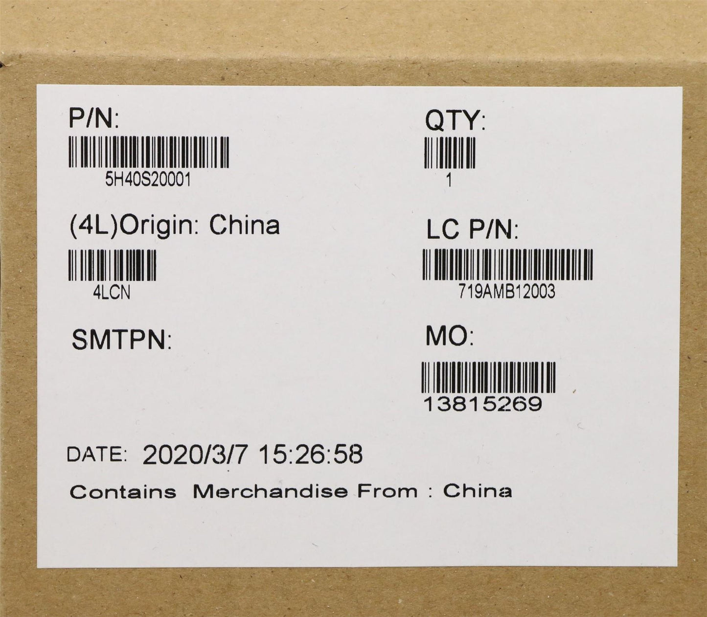 Lenovo Heatsink L 81YK G3 5H40S20001