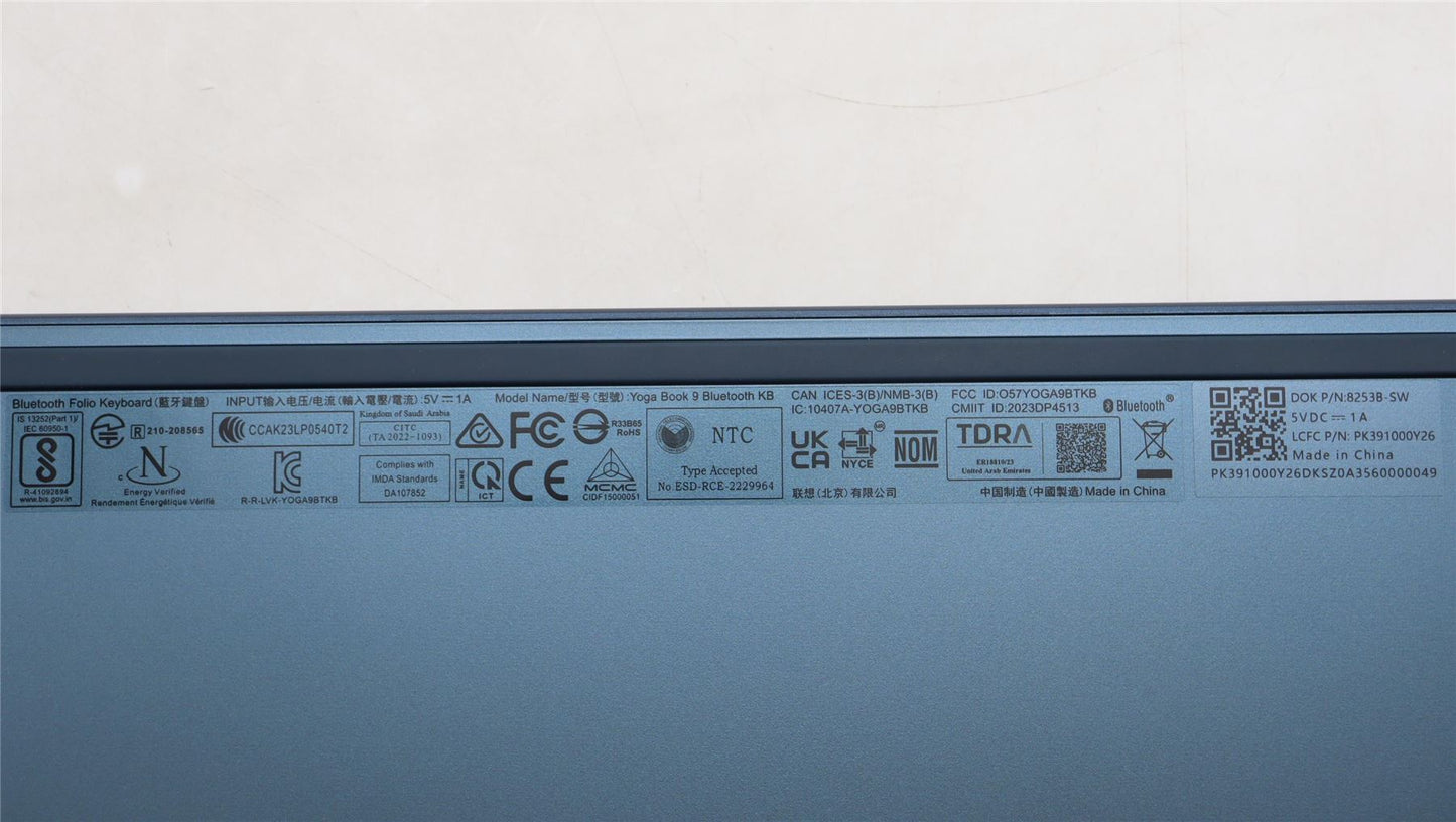 Lenovo Keyboard L82YQ Assy SWS 5CB1L72113