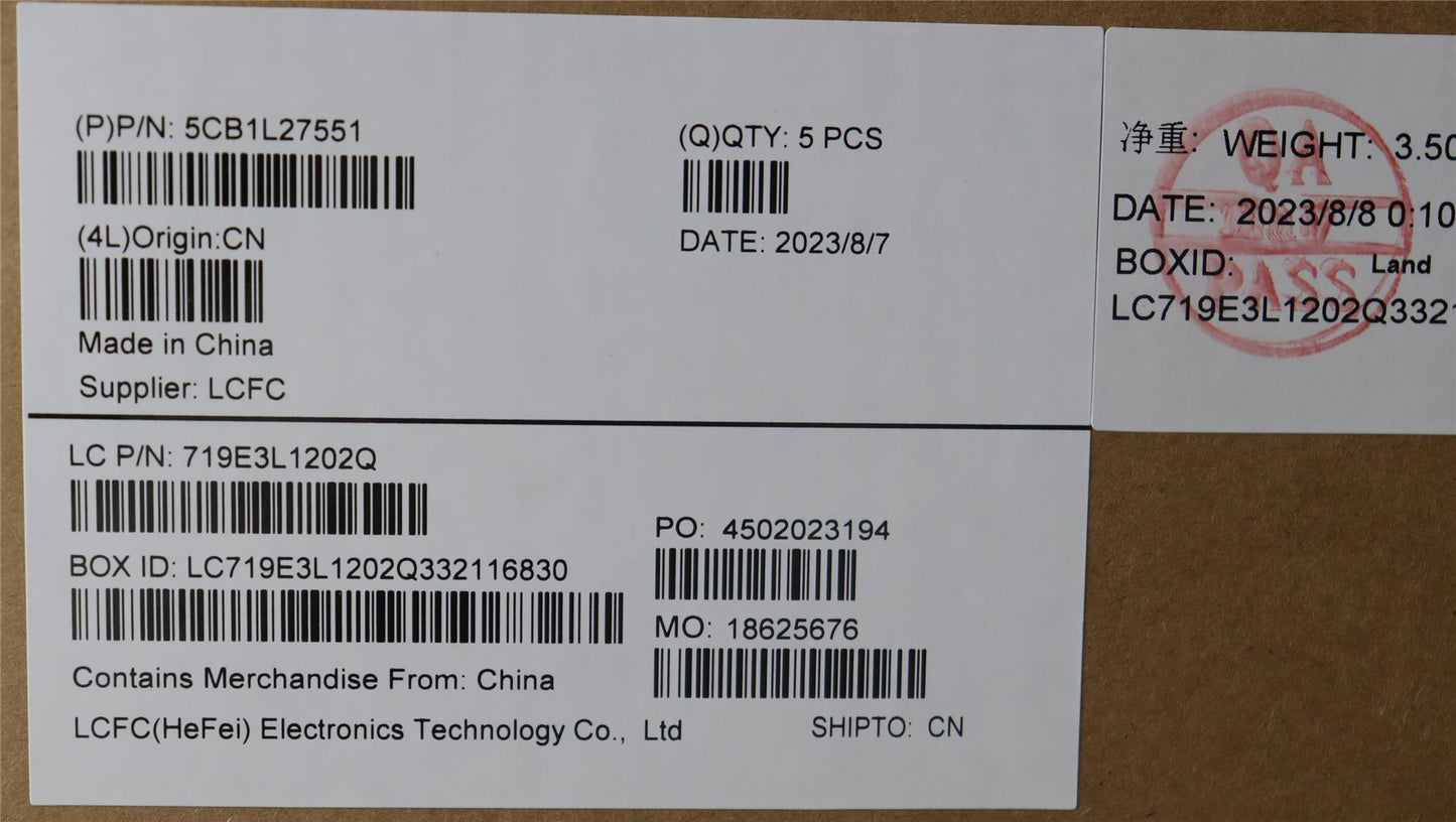 Lenovo IdeaPad 3 15AMN8 Palmrest Cover Touchpad Keyboard Nordic 5CB1L27551