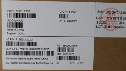 Lenovo IdeaPad 3 15AMN8 Palmrest Cover Touchpad Keyboard Nordic 5CB1L27551