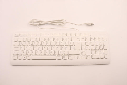 Lenovo DT_KYB USB G2 WHT_TR 179 Turkish Keyboard 5D50U84489
