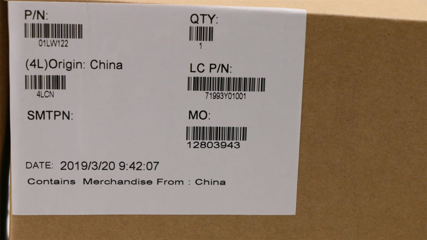 Lenovo HEATSINK E480INTEL DIS THM ASSY AVC 01LW122