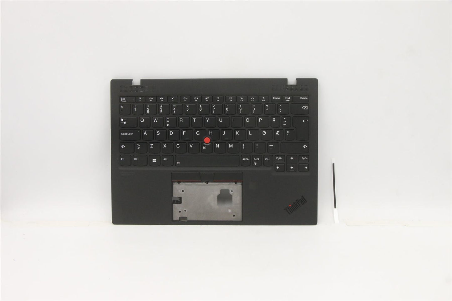 Lenovo ThinkPad X1 Gen 1 Keyboard Palmrest Top Cover Norwegian Black 5M11B38404