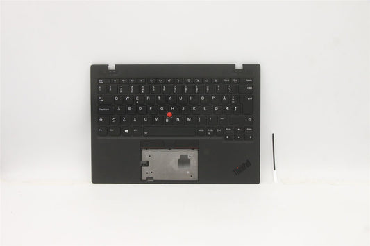 Lenovo ThinkPad X1 Gen 1 Keyboard Palmrest Top Cover Norwegian Black 5M11B38404