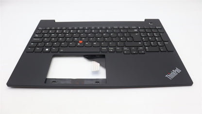 Lenovo ThinkPad E16 Gen 1 Keyboard Palmrest Top Cover UK Black 5M11L65322