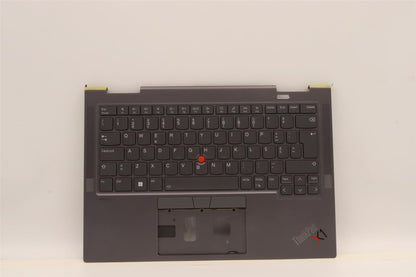 Lenovo Yoga X1 7th Palmrest Touchpad Cover Keyboard Portuguese Grey 5M11H45742