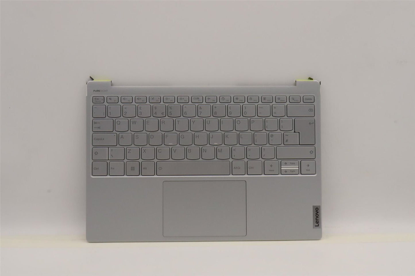 Lenovo Yoga 7 13IAP7 Palmrest Cover Touchpad Keyboard UK Cloud Grey 5CB1J31377
