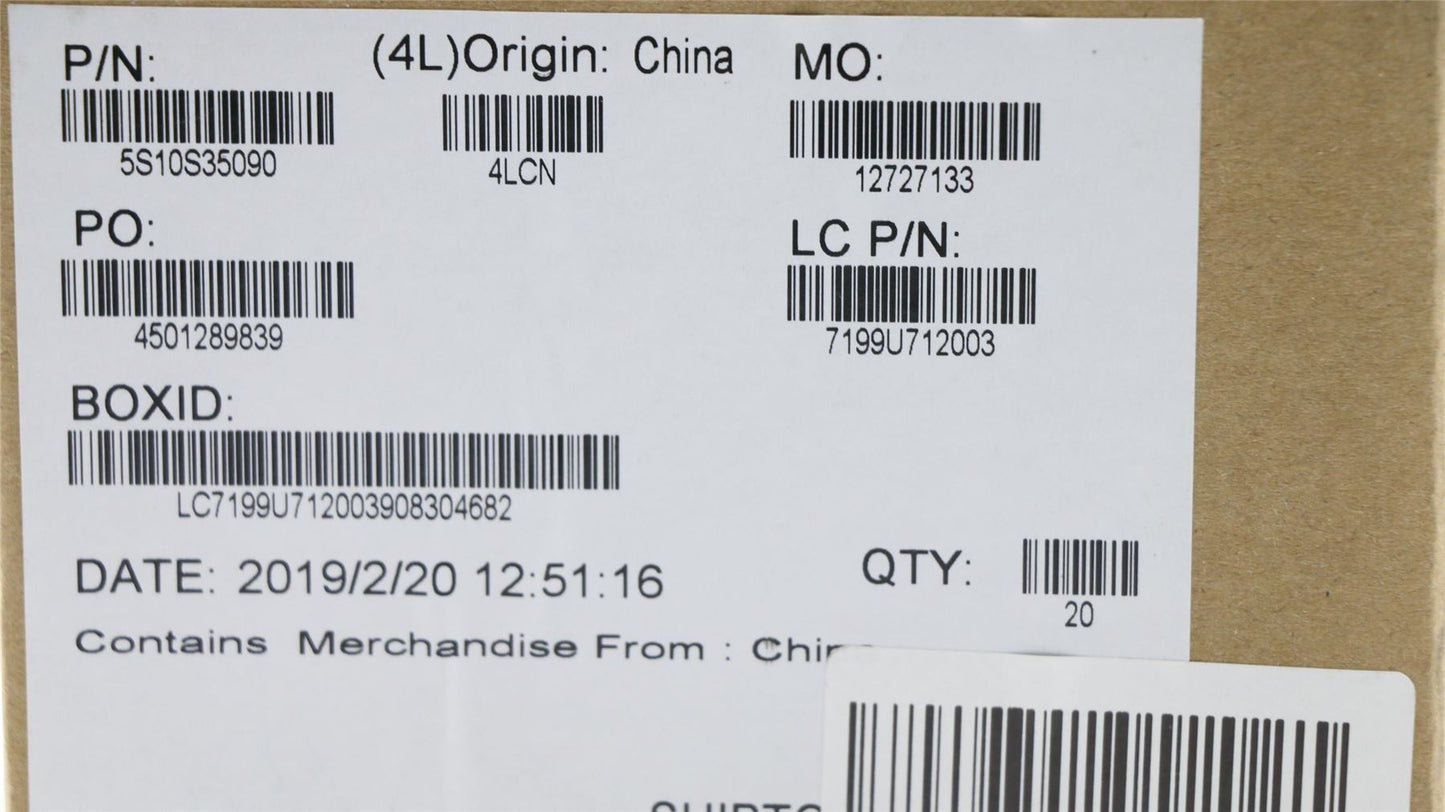 Lenovo ScrewL81M02.0D3.5LK4.5D 5S10S35090