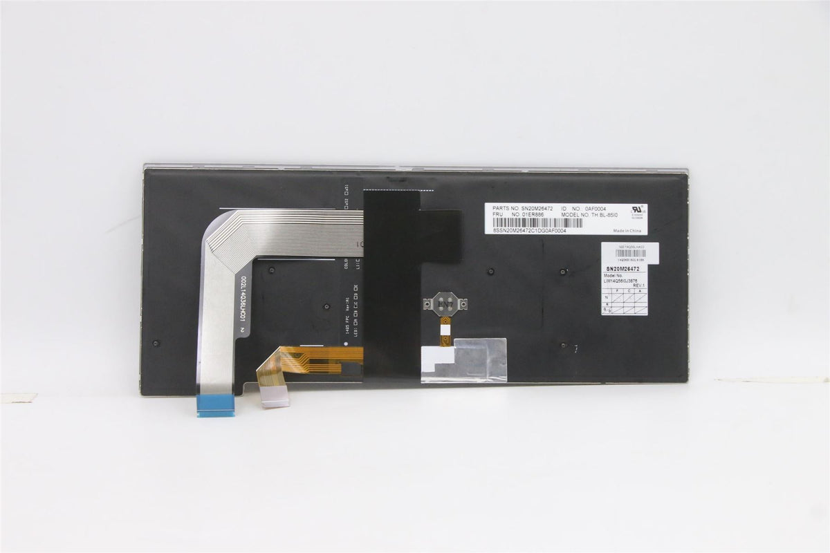 Genuine Lenovo ThinkPad T470s Keyboard Italian Silver 01ER886