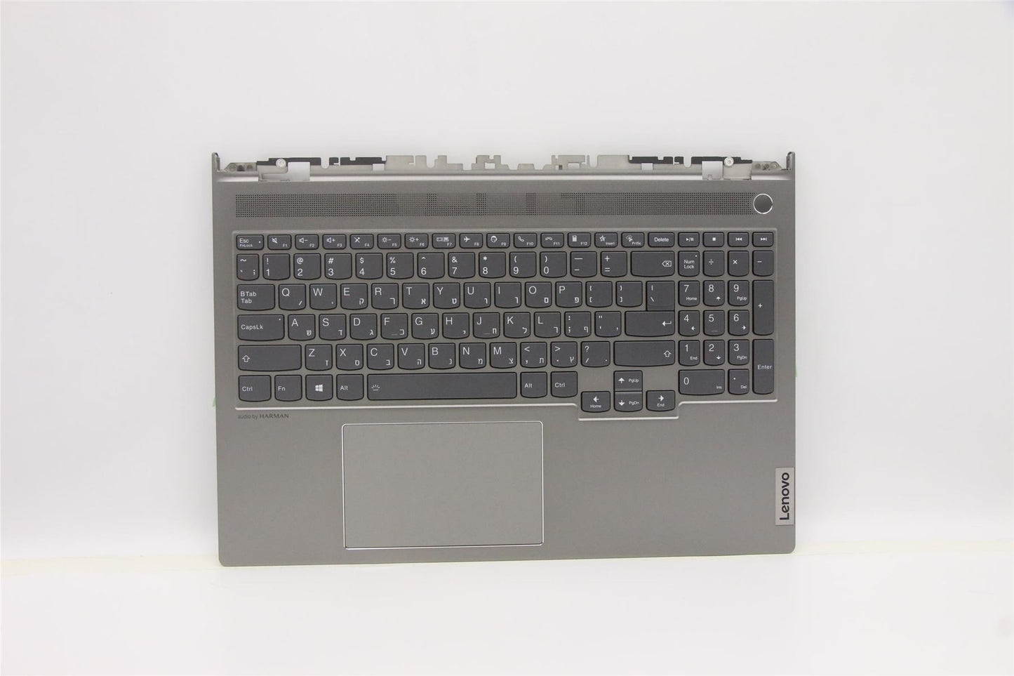 Lenovo ThinkBook 16p G2 ACH Palmrest Cover Touchpad Keyboard Hebrew 5CB1D04543