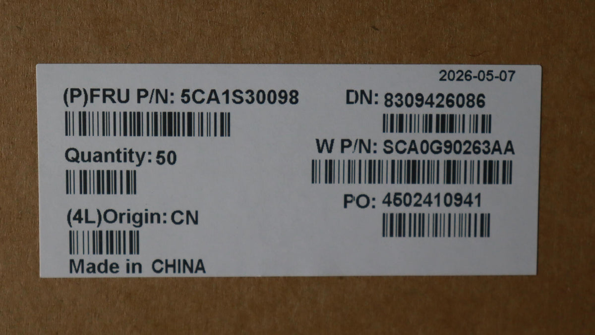 Lenovo CONNECTOR FRU Replaceable Type C- DRN USB-C Board 5CA1S30098