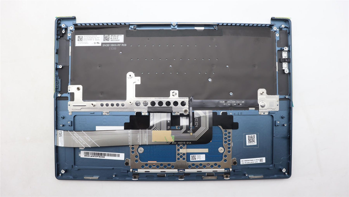 Lenovo Yoga 9 14IRP8 Palmrest Cover Touchpad Keyboard Slovenian 5CB1L49767