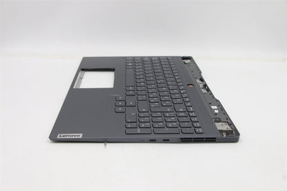 Lenovo Legion S7-15IMH5 Palmrest Cover Keyboard Hungarian Grey 5CB0Z71948