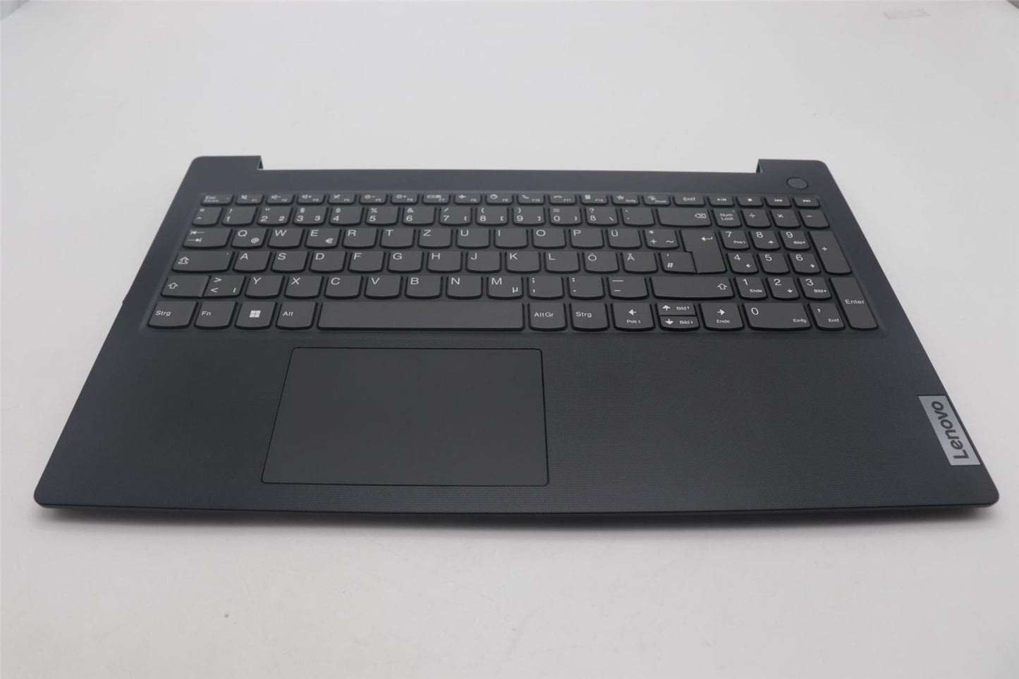 Lenovo V15 G4 IAN Palmrest Cover Touchpad Keyboard German Black 5CB1L14634