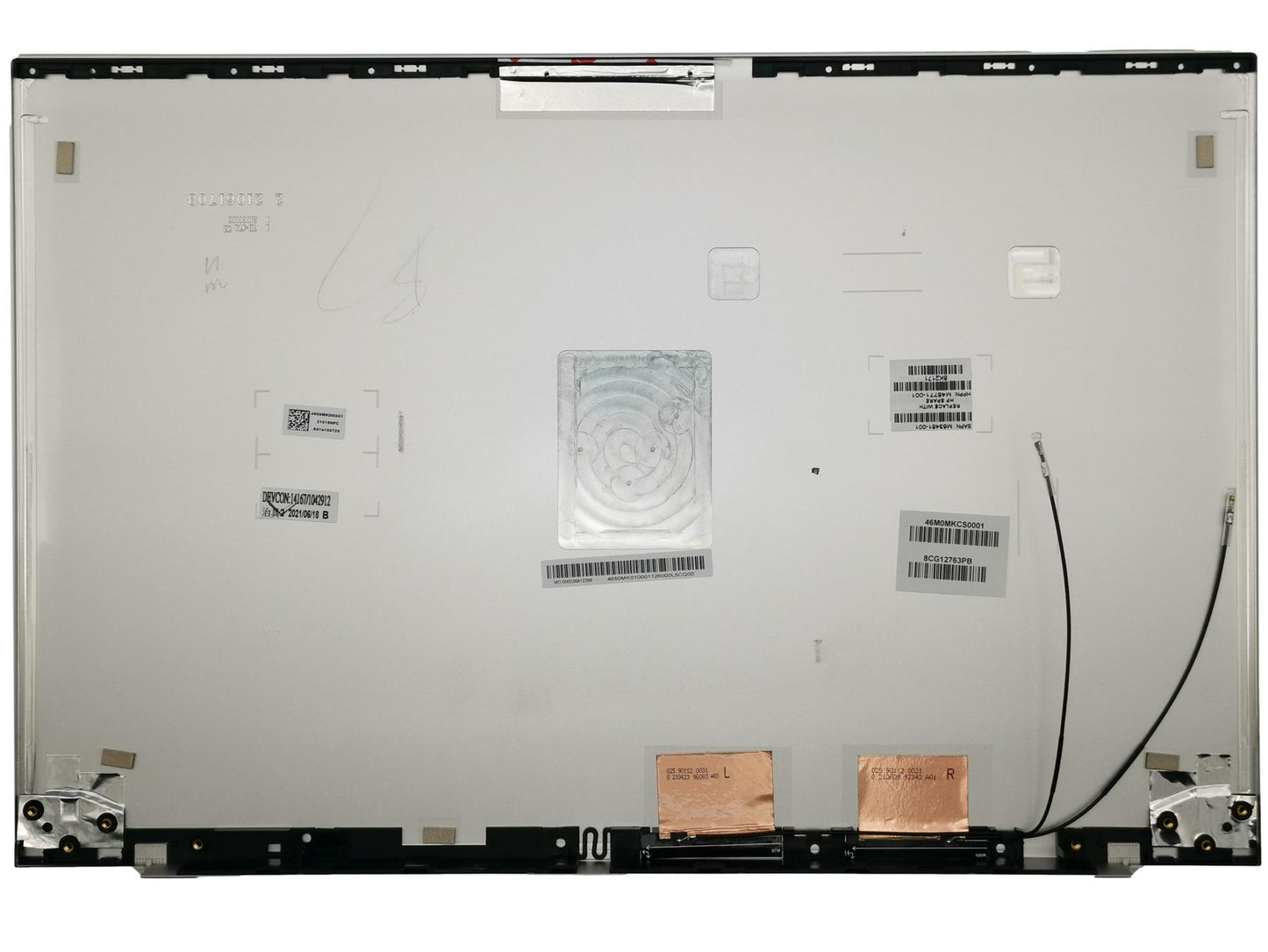 HP Envy 17-CH Rear Housing Back LCD Lid Cover Case Silver M45771-001