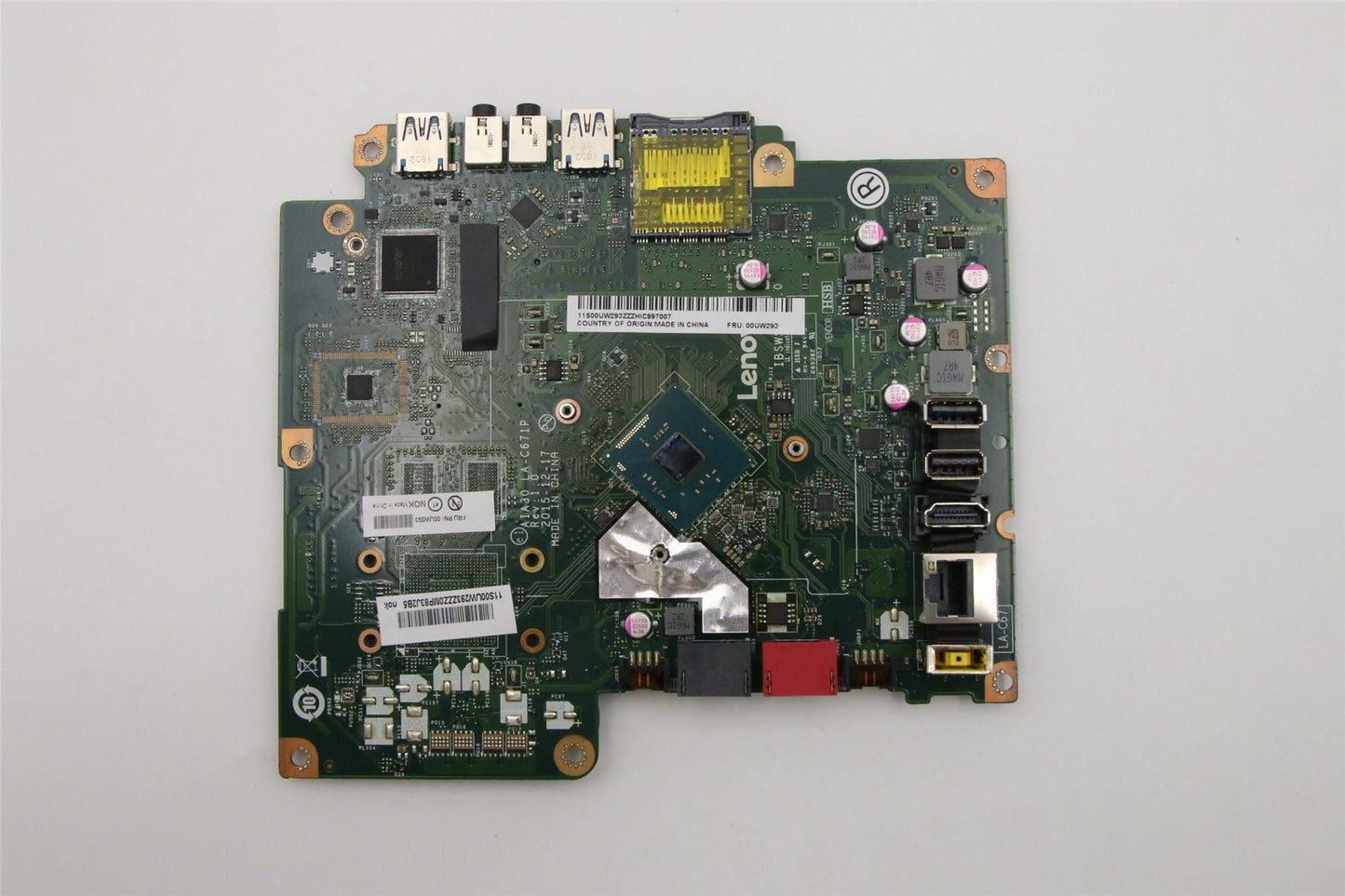 Lenovo MB BSW UMA J3060 NO DPK 00UW293