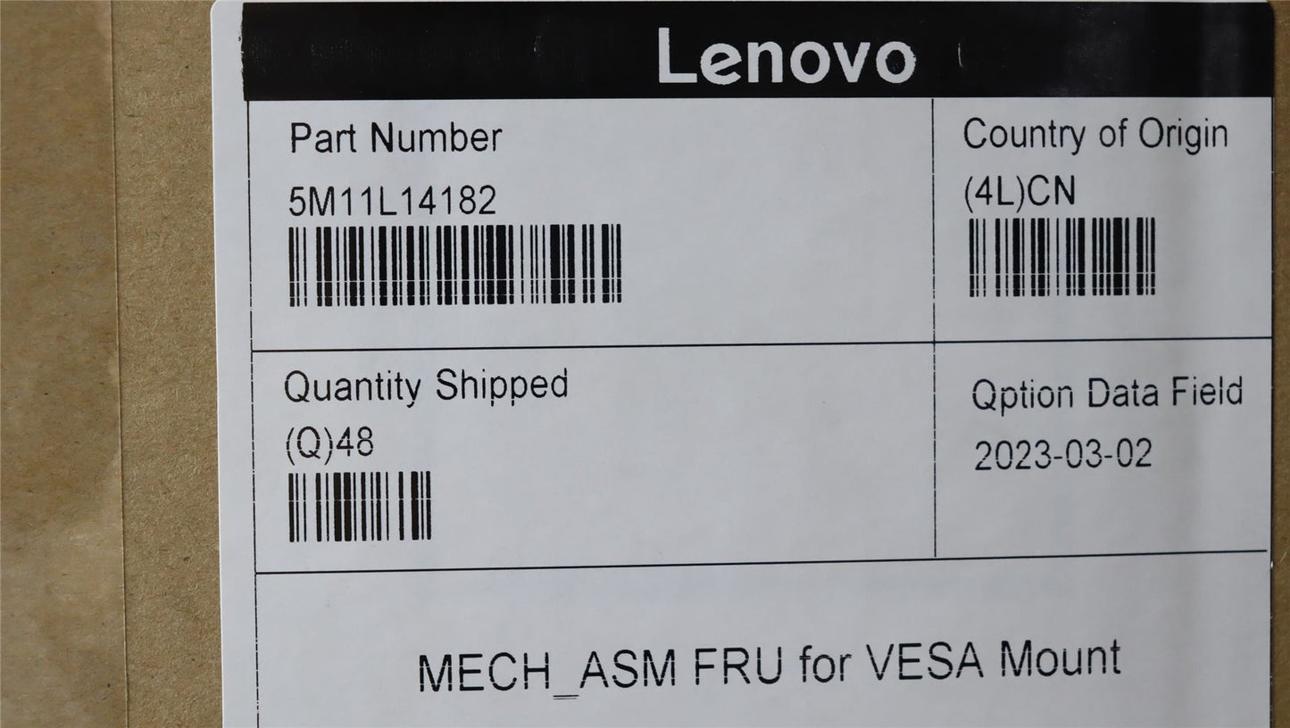Lenovo MECH_ASM FRU for VESA Mount 5M11L14182