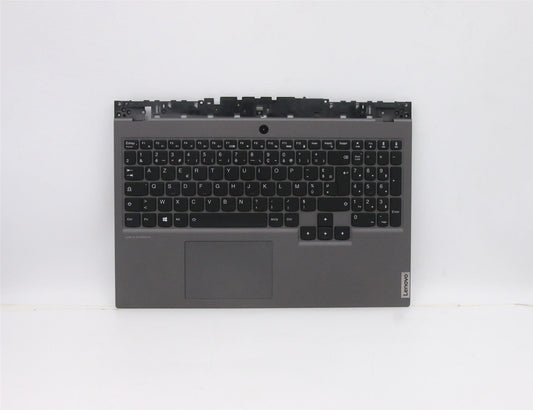 Lenovo 5P 15IMH05 5P 15ARH05H Palmrest Cover Touchpad Keyboard Grey 5CB0Y99294