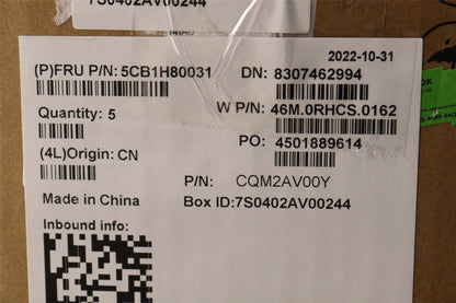 Lenovo Upper Case ASM_BUL W 82R7 SB BL 5CB1H80031