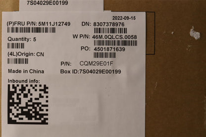 Lenovo ThinkPad X13s Keyboard Palmrest Top Cover Spanish Black 5M11J12749