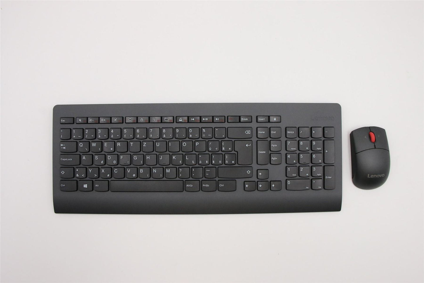 Lenovo Edge M92z M72z 92z 72z Wireless Keyboard Mouse Czech Black 03X6248