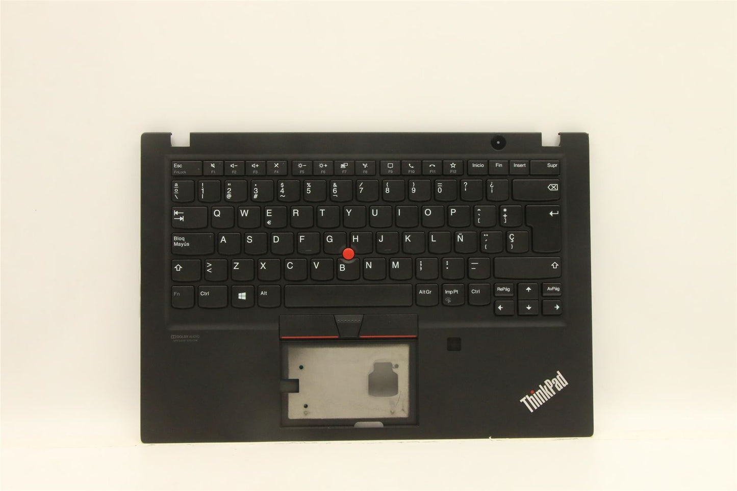 Lenovo ThinkPad T14s Keyboard Palmrest Top Cover Spanish Black 5M10Z41697