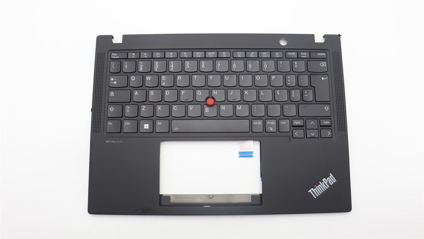 Lenovo ThinkPad X13 Gen 4 Keyboard Palmrest Top Cover Portuguese 5M11H94546