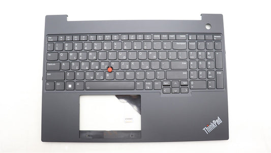 Lenovo ThinkPad E16 Gen 1 Keyboard Palmrest Top Cover Greek Black 5M11H94877
