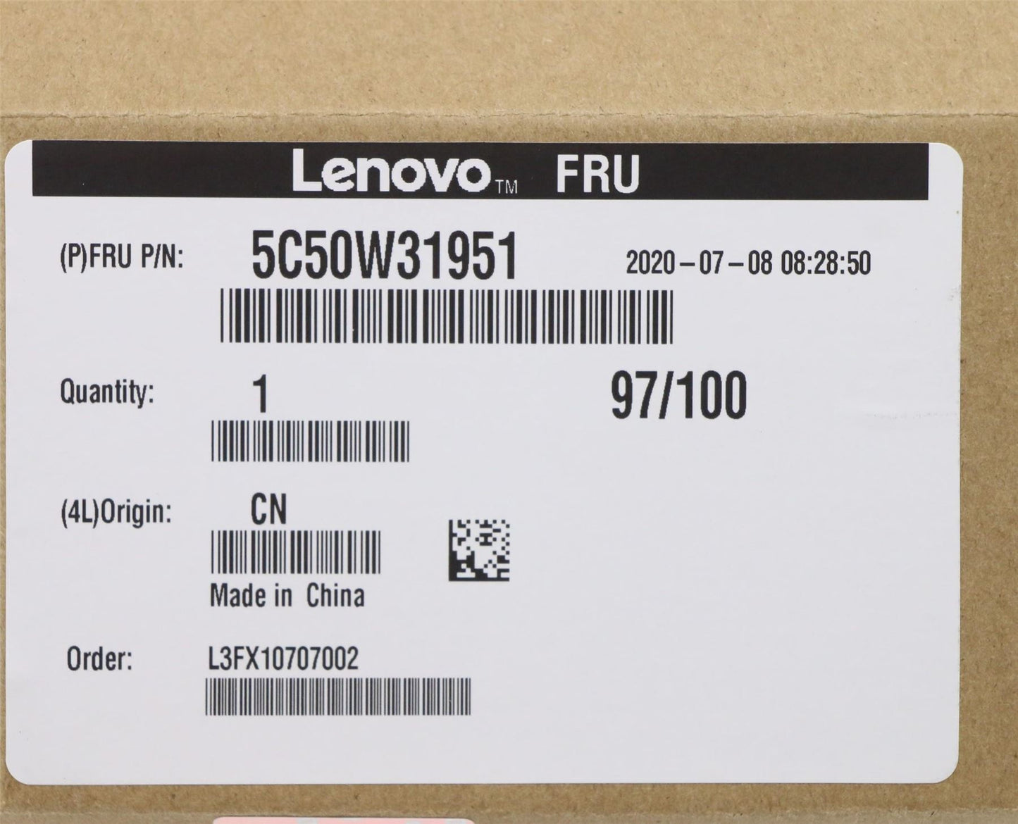 Carte de port d'affichage Lenovo ThinkStation P340 P350 5C50W31951