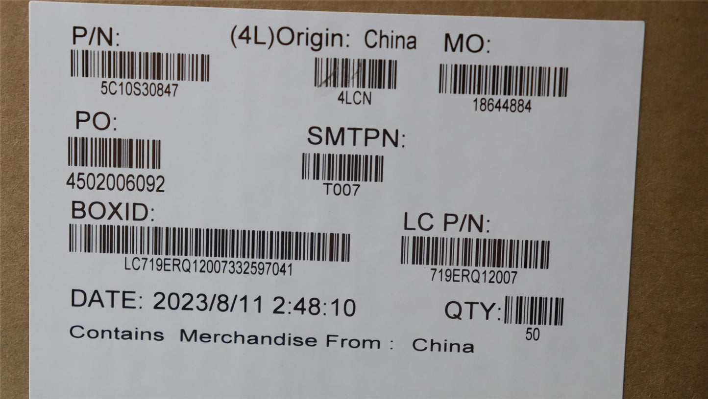 Lenovo Cable L 82Y5 IO/B LJYI 5C10S30847