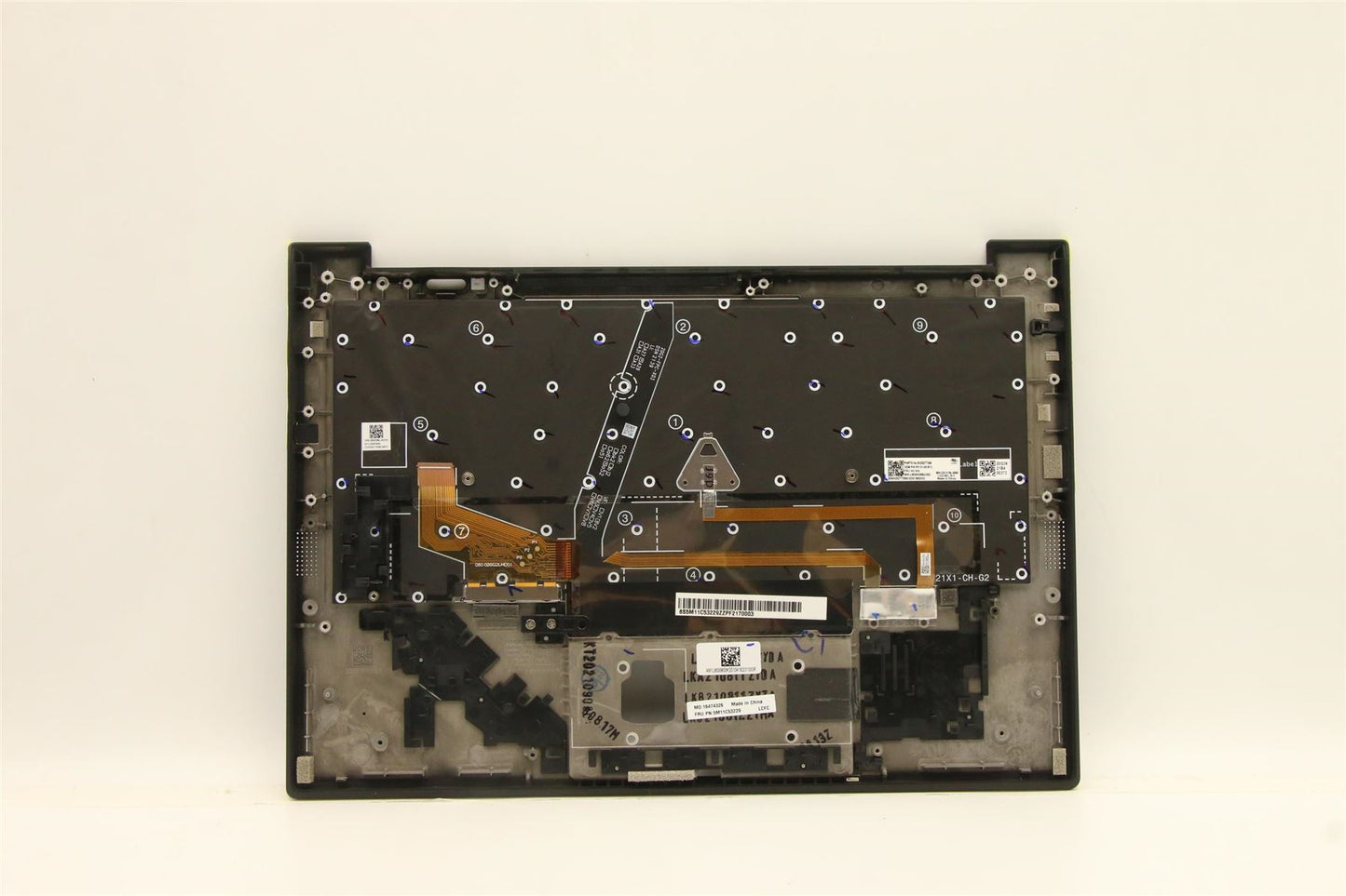 Lenovo Carbon X1 9th Keyboard Palmrest Top Cover German Black 5M11C53229