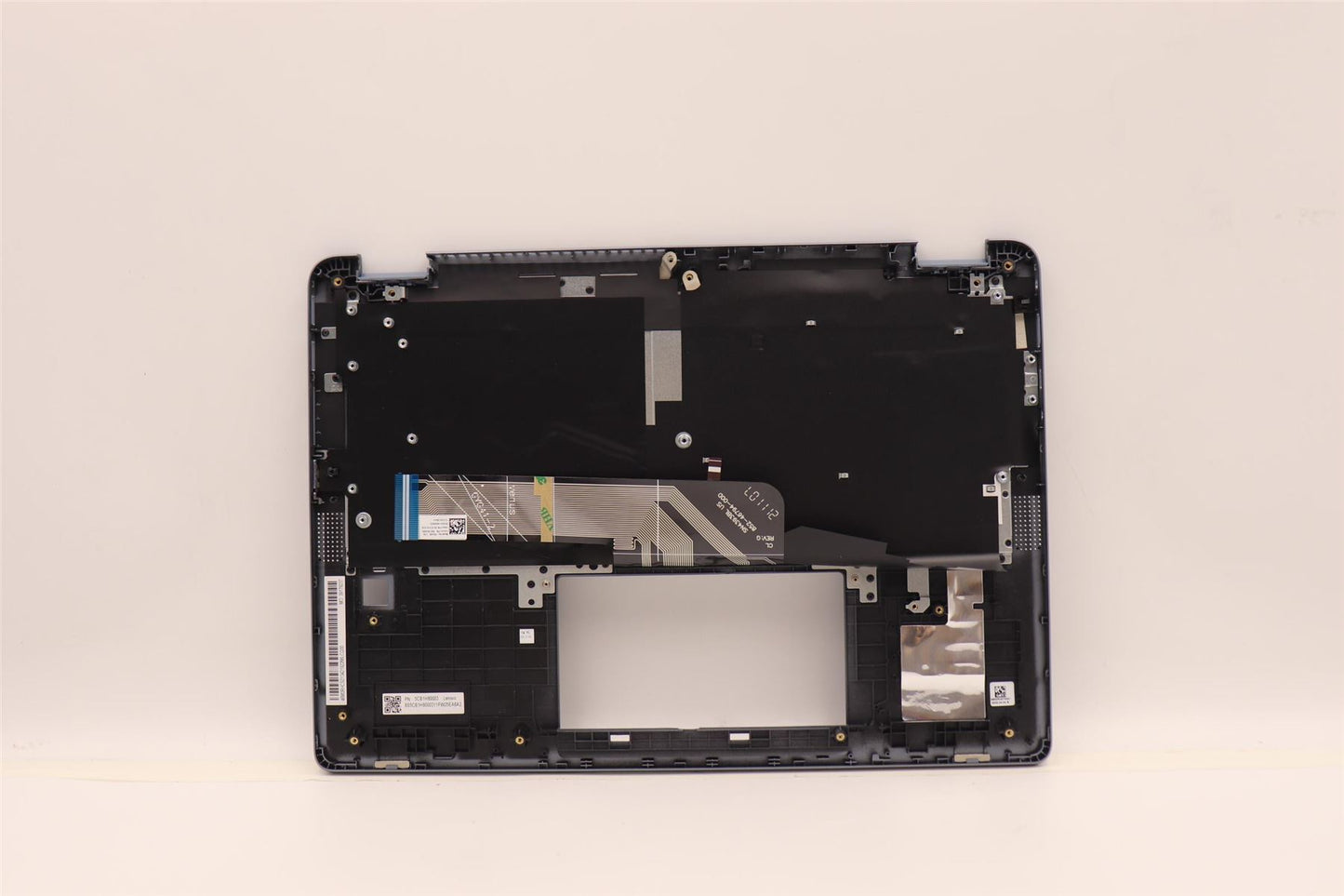 Lenovo IdeaPad 5 14IAU7 Palmrest Cover Keyboard US Blue Backlit 5CB1H80003