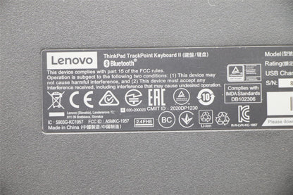 Lenovo ThinkPad TrackPoint II,Canadian French 058 Keyboard 5D50X49564