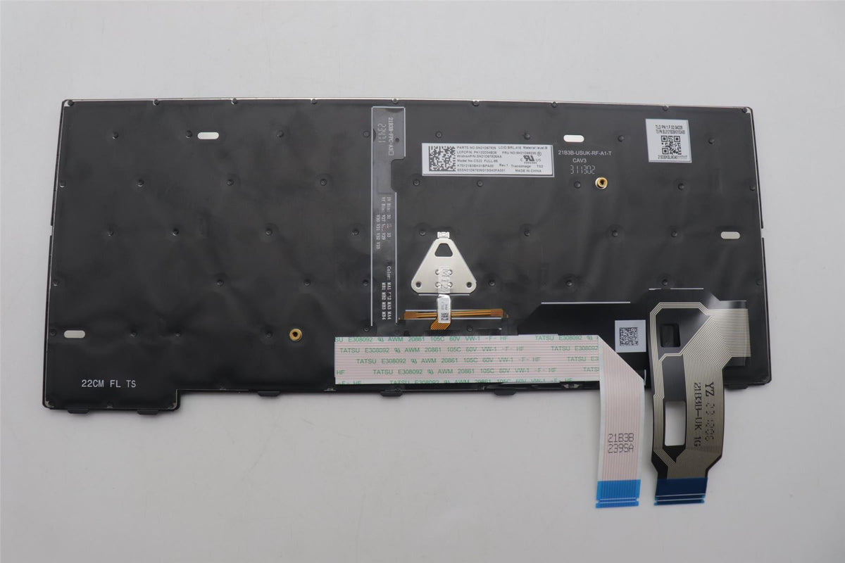 Lenovo NB_KYB CS22 FL TOP,BK-BL,TRI,BRL Brazilian Portuguese Keyboard 5N21D68238